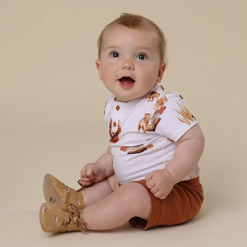 Snuggle Hunny Kids Bobux X Snuggle Hunny Roar Lace Up Shoes