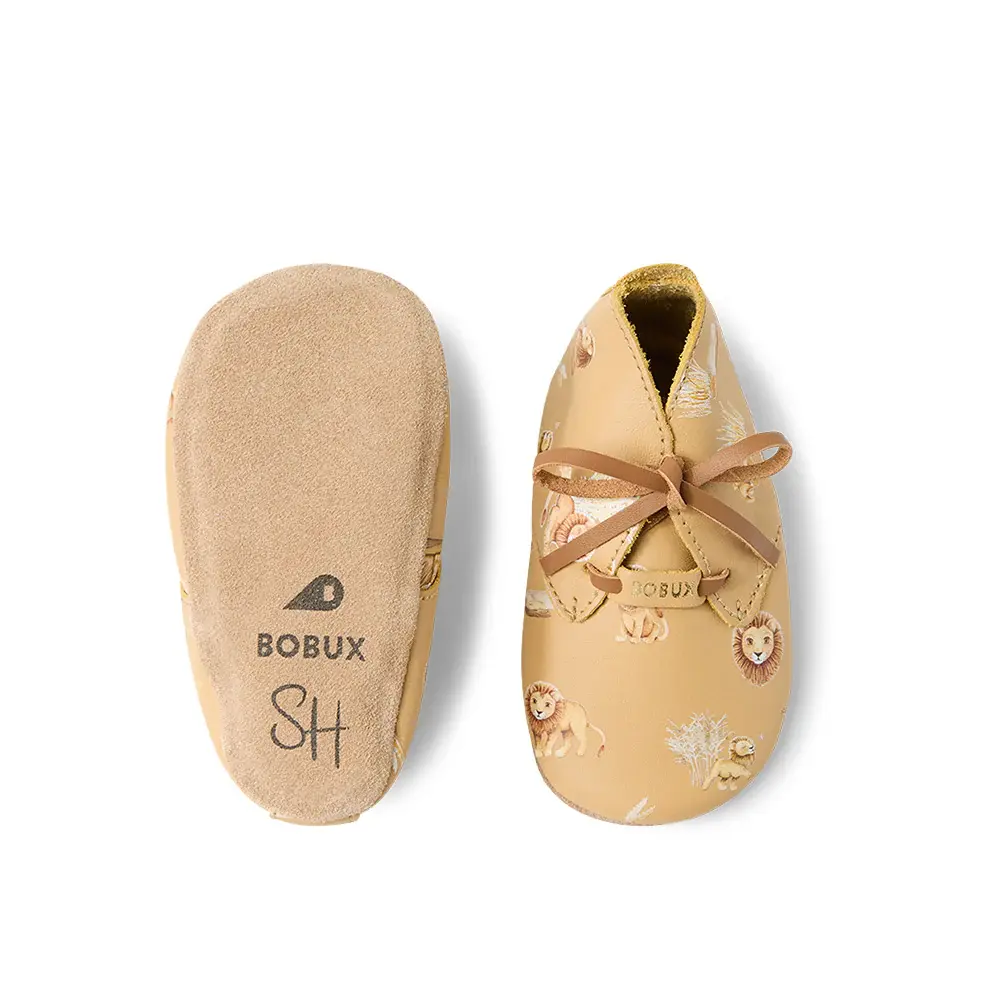 Snuggle Hunny Kids Bobux X Snuggle Hunny Roar Lace Up Shoes