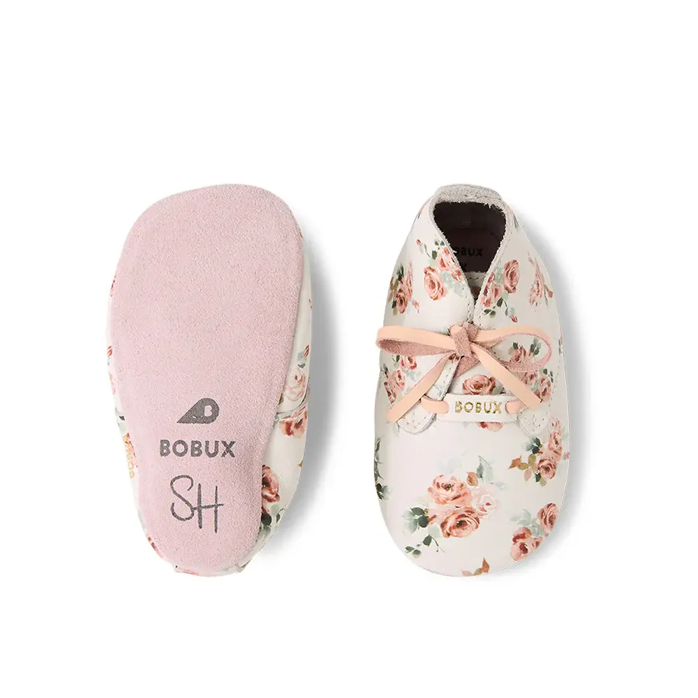 Snuggle Hunny Kids Bobux X Snuggle Hunny Rosebud Lace Up Shoes