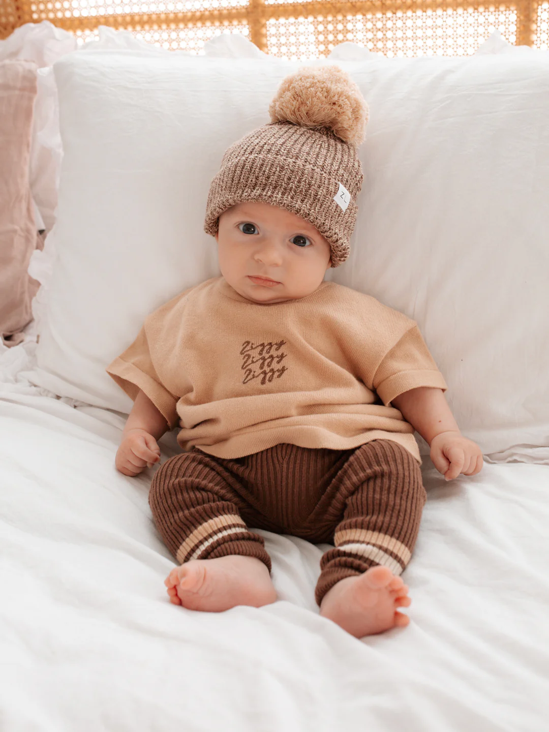 Ziggy Lou Ziggy Lou Signature Tee Pecan (Kids) - 2Y