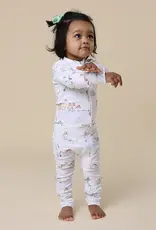 Snuggle Hunny Kids Snuggle Hunny Duck Pond Organic Snugglesuit Convertible Romper