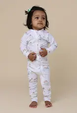 Snuggle Hunny Kids Snuggle Hunny Duck Pond Organic Snugglesuit Convertible Romper