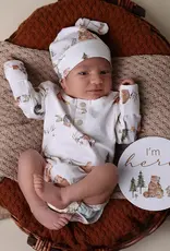 Snuggle Hunny Kids Snuggle Hunny Bears Long Sleeve Organic Bodysuit