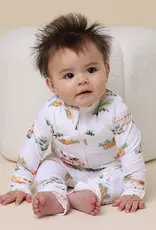 Snuggle Hunny Kids Snuggle Hunny Farm Organic Snugglesuit Convertible Romper