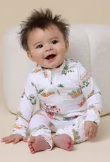 Snuggle Hunny Kids Snuggle Hunny Farm Organic Snugglesuit Convertible Romper