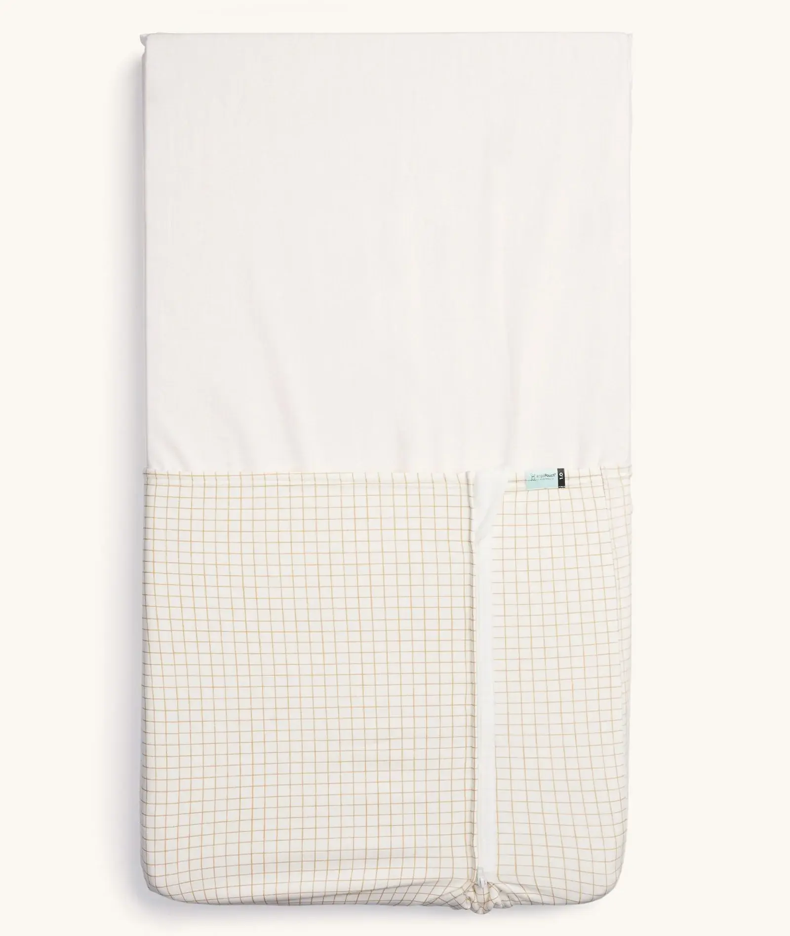 ErgoPouch ErgoPouch HugMe Blanket 0.2 & 1.0 TOG  Bedside Sleeper - Caramel Grid