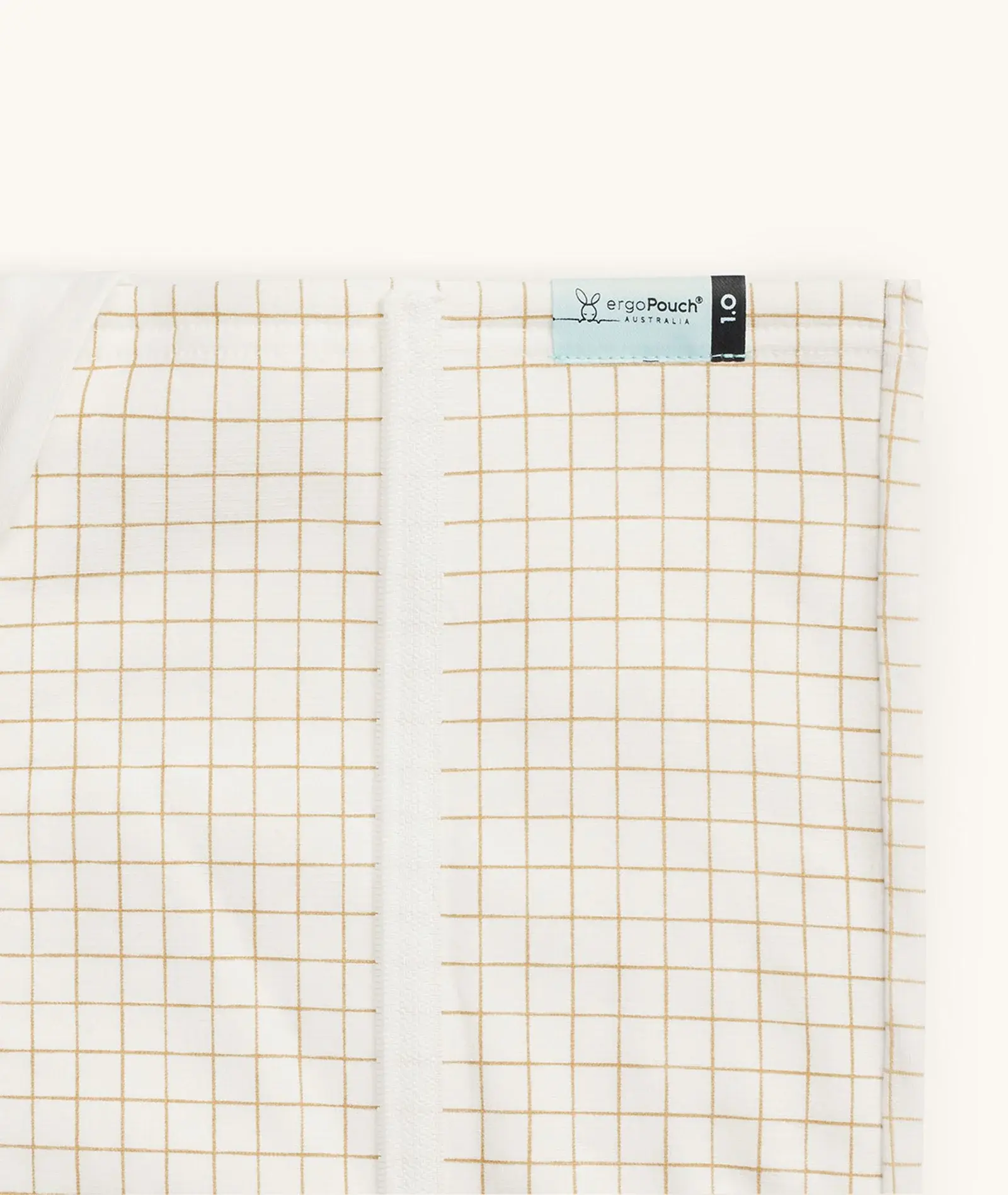 ErgoPouch ErgoPouch HugMe Blanket 0.2 & 1.0 TOG  Bedside Sleeper - Caramel Grid