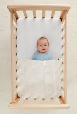 ErgoPouch ErgoPouch HugMe Blanket 1.0 & 2.5 TOG Cot - Caramel Grid