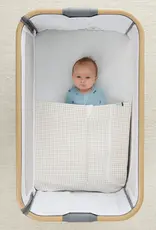 ErgoPouch ErgoPouch HugMe Blanket 1.0 & 2.5 TOG Cot - Caramel Grid