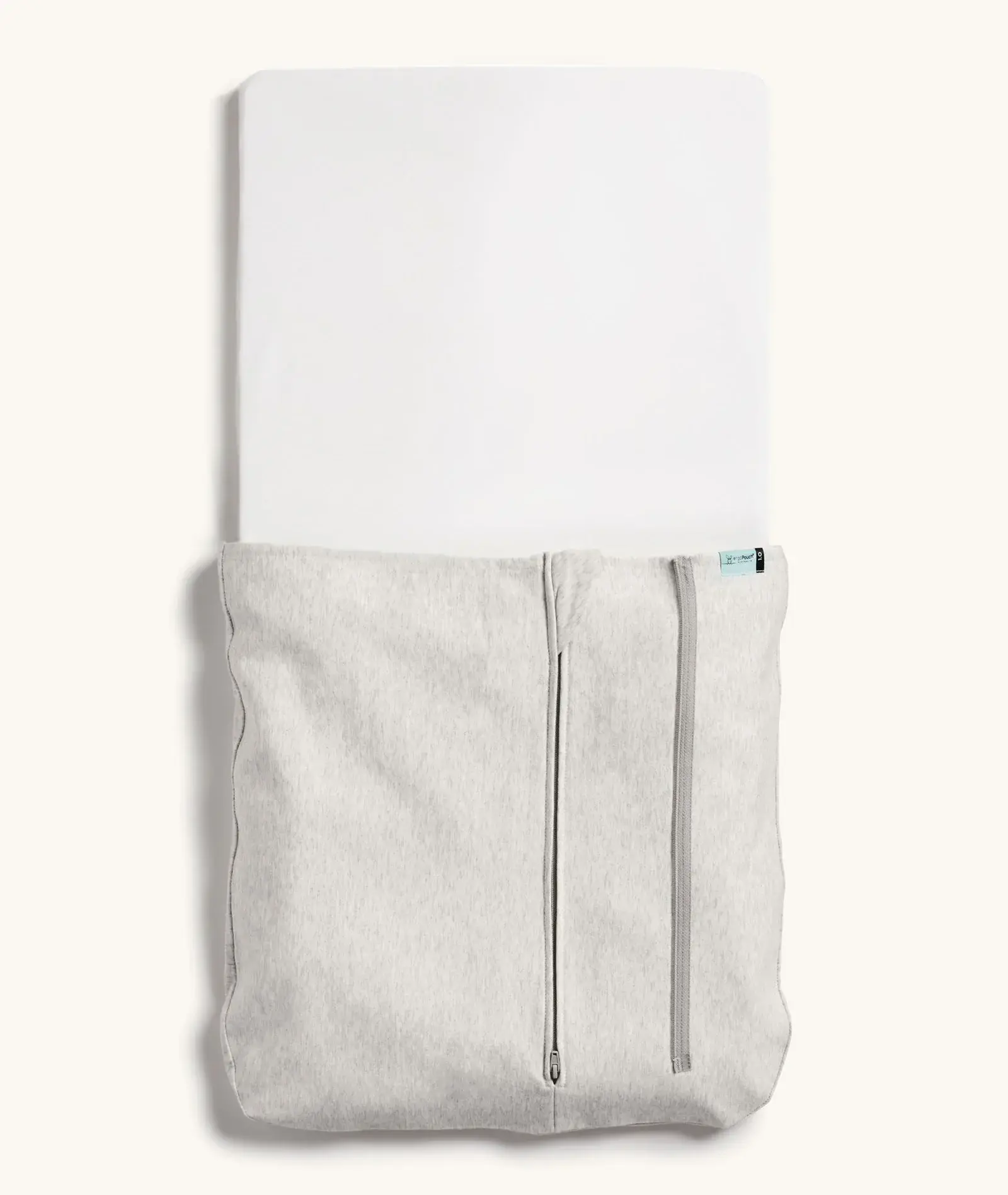 ErgoPouch ErgoPouch HugMe Blanket 0.2 & 1.0 TOG Bedside Sleeper - Grey Marle