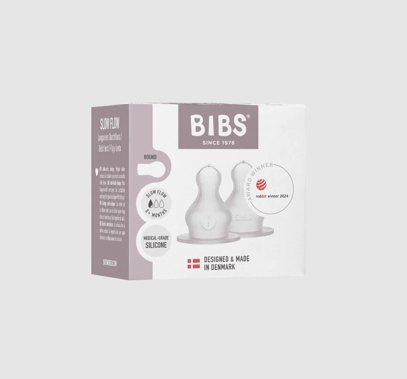 BIBS BIBS Bottle Replacement Nipple 2 pack, Silicone