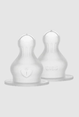 BIBS BIBS Bottle Replacement Nipple 2 pack, Silicone