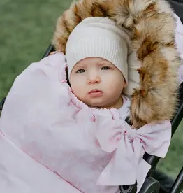 Baby Luno Baby Luno Nordic Footmuff Pram Liner - Pink Feather