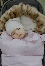 Baby Luno Baby Luno Nordic Footmuff Pram Liner - Pink Feather