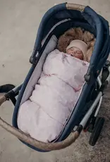 Baby Luno Baby Luno Nordic Footmuff Pram Liner - Pink Feather