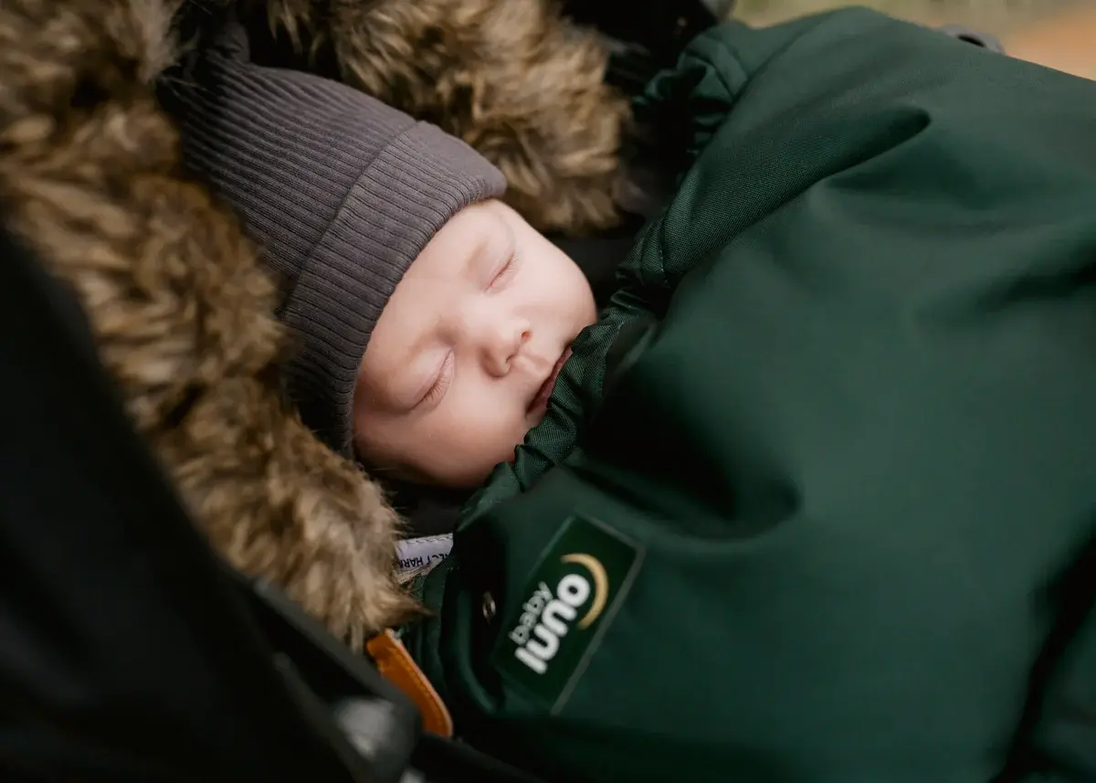 Baby Luno Baby Luno Nordic Footmuff Pram Liner - Hunter Green
