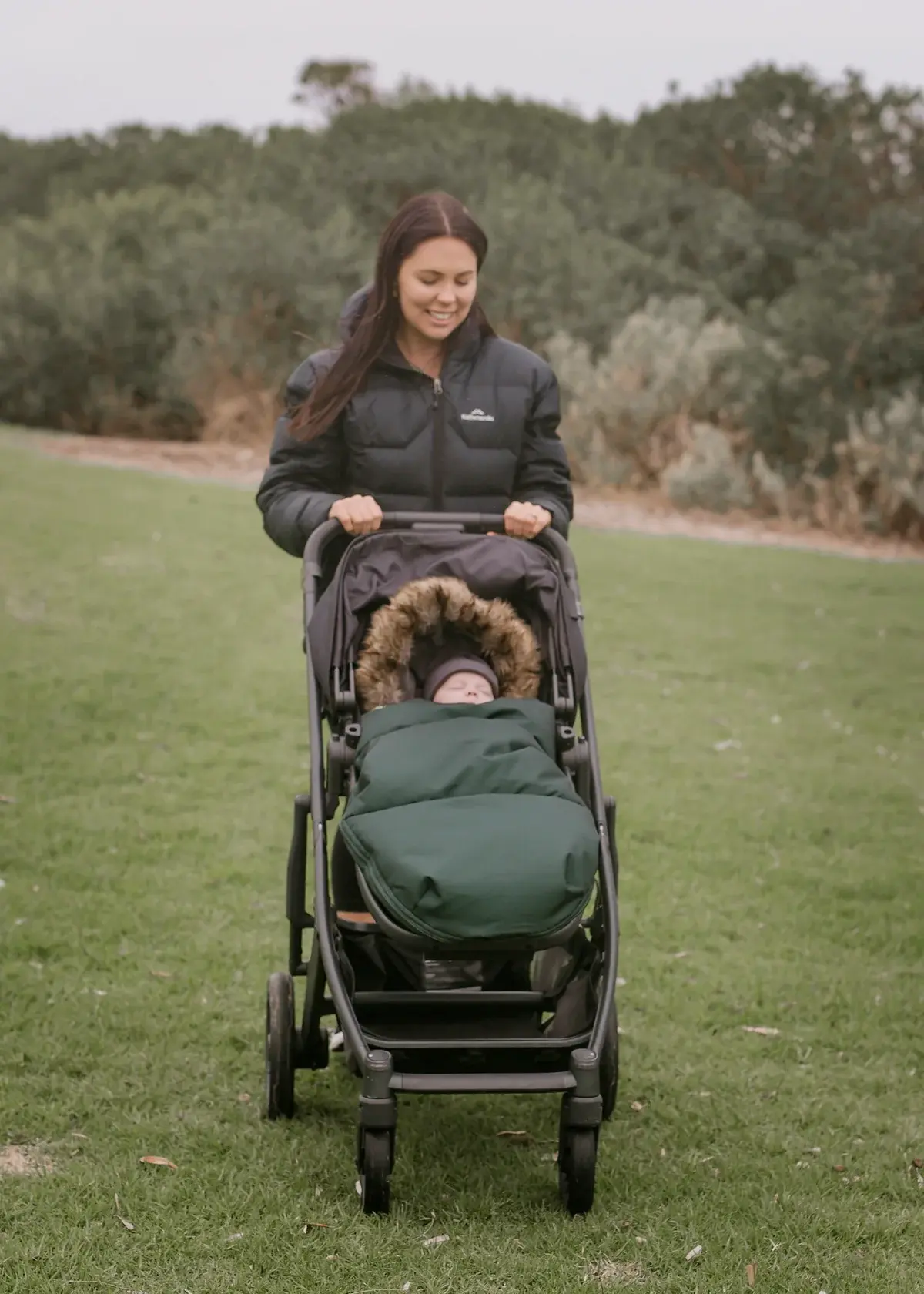 Baby Luno Baby Luno Nordic Footmuff Pram Liner - Hunter Green