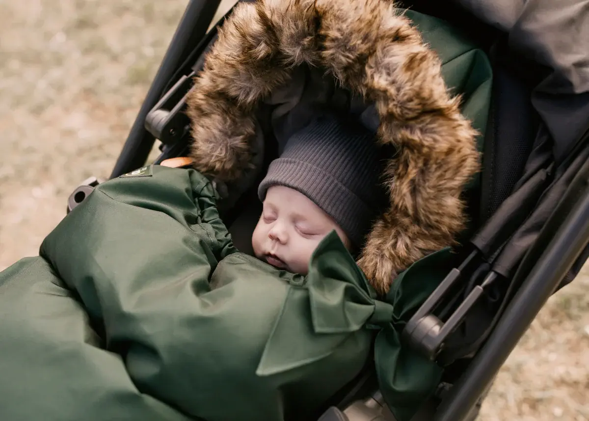 Baby Luno Baby Luno Nordic Footmuff Pram Liner - Hunter Green