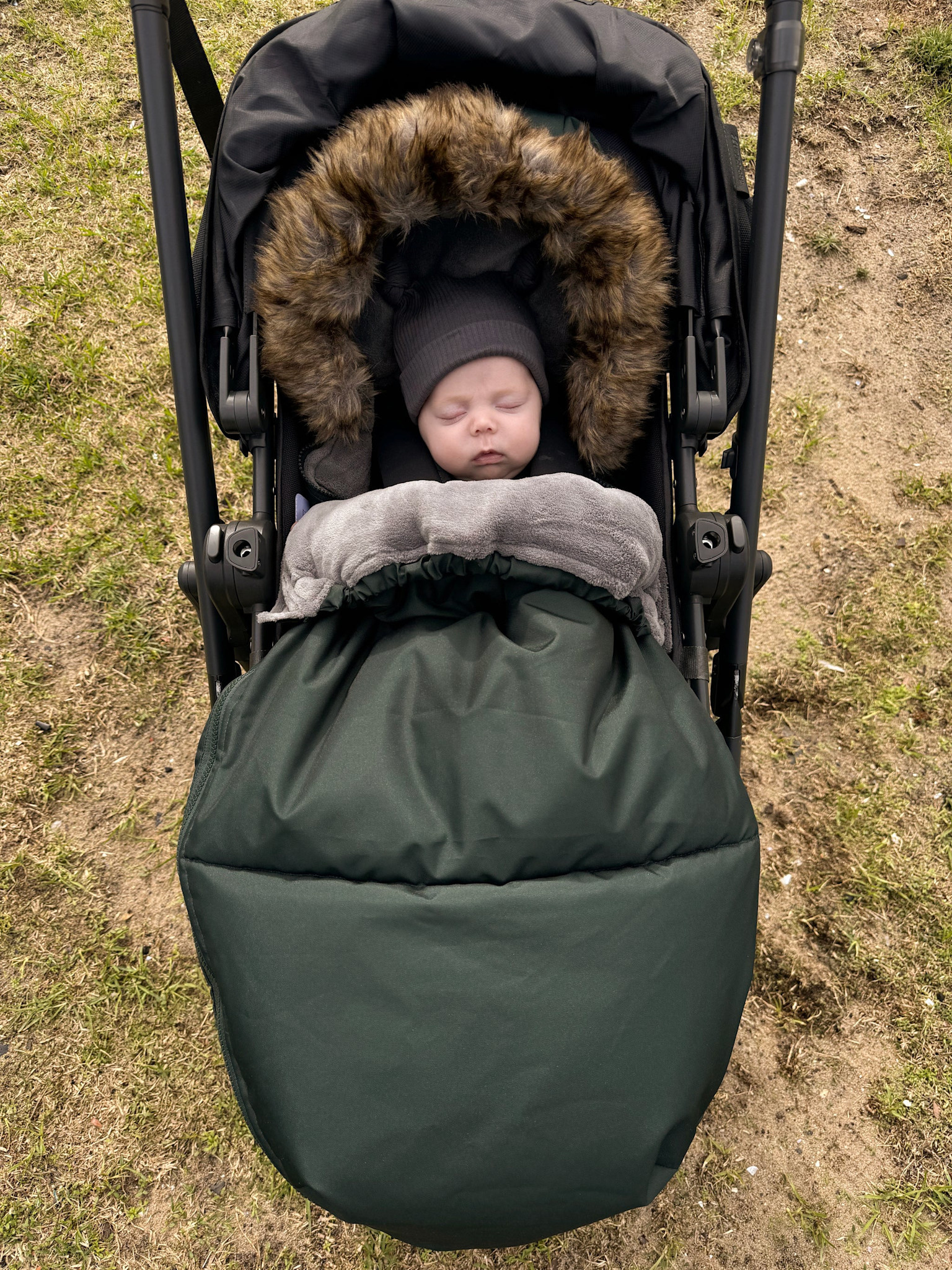 Baby Luno Baby Luno Nordic Footmuff Pram Liner - Hunter Green