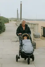 Baby Luno Baby Luno Nordic Footmuff Pram Liner - Chic Grey