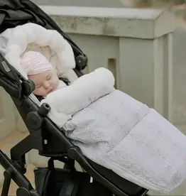 Baby Luno Baby Luno Nordic Footmuff Pram Liner -White Gold