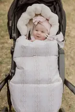 Baby Luno Baby Luno Nordic Footmuff Pram Liner -White Gold