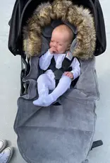 Baby Luno Baby Luno Nordic Footmuff Pram Liner - Chic Grey