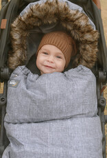 Baby Luno Baby Luno Nordic Footmuff Pram Liner - Chic Grey