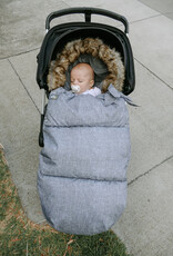 Baby Luno Baby Luno Nordic Footmuff Pram Liner - Chic Grey