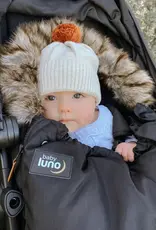 Baby Luno Baby Luno Nordic Footmuff Pram Liner - Classic Black