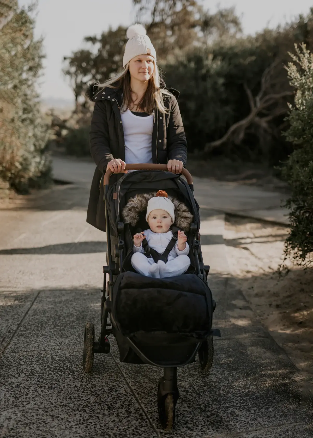 Baby Luno Baby Luno Nordic Footmuff Pram Liner - Classic Black