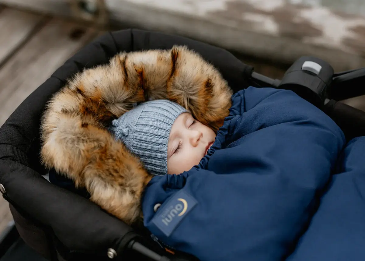 Baby Luno Baby Luno Nordic Footmuff Pram Liner - Deep Blue