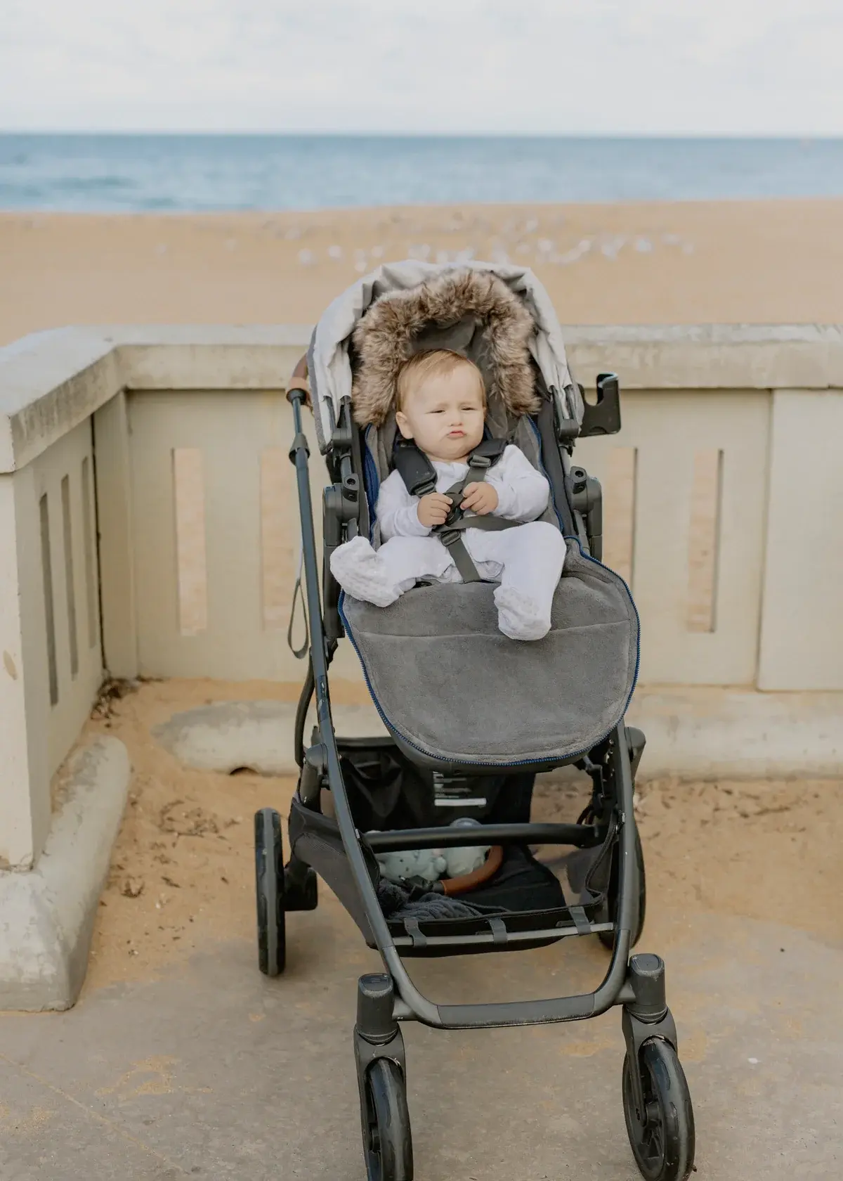 Baby Luno Baby Luno Nordic Footmuff Pram Liner - Deep Blue