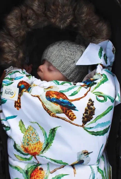 Baby Luno Baby Luno Nordic Footmuff Pram Liner - Native Wildlife