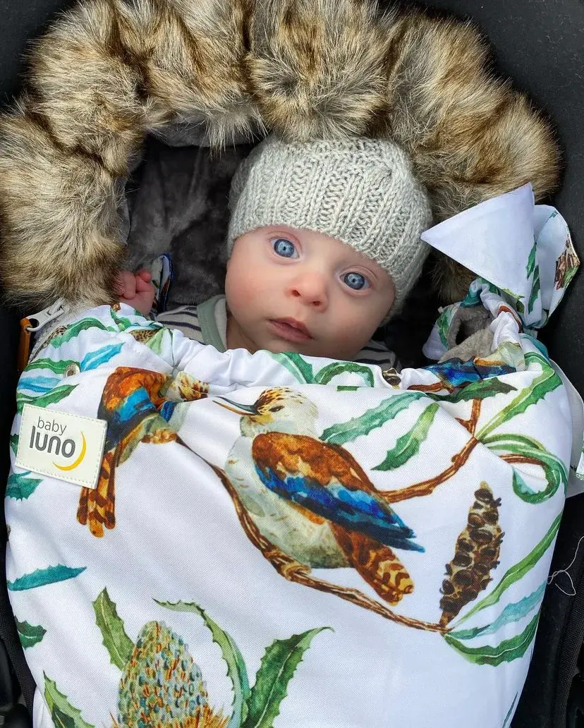 Baby Luno Baby Luno Nordic Footmuff Pram Liner - Native Wildlife