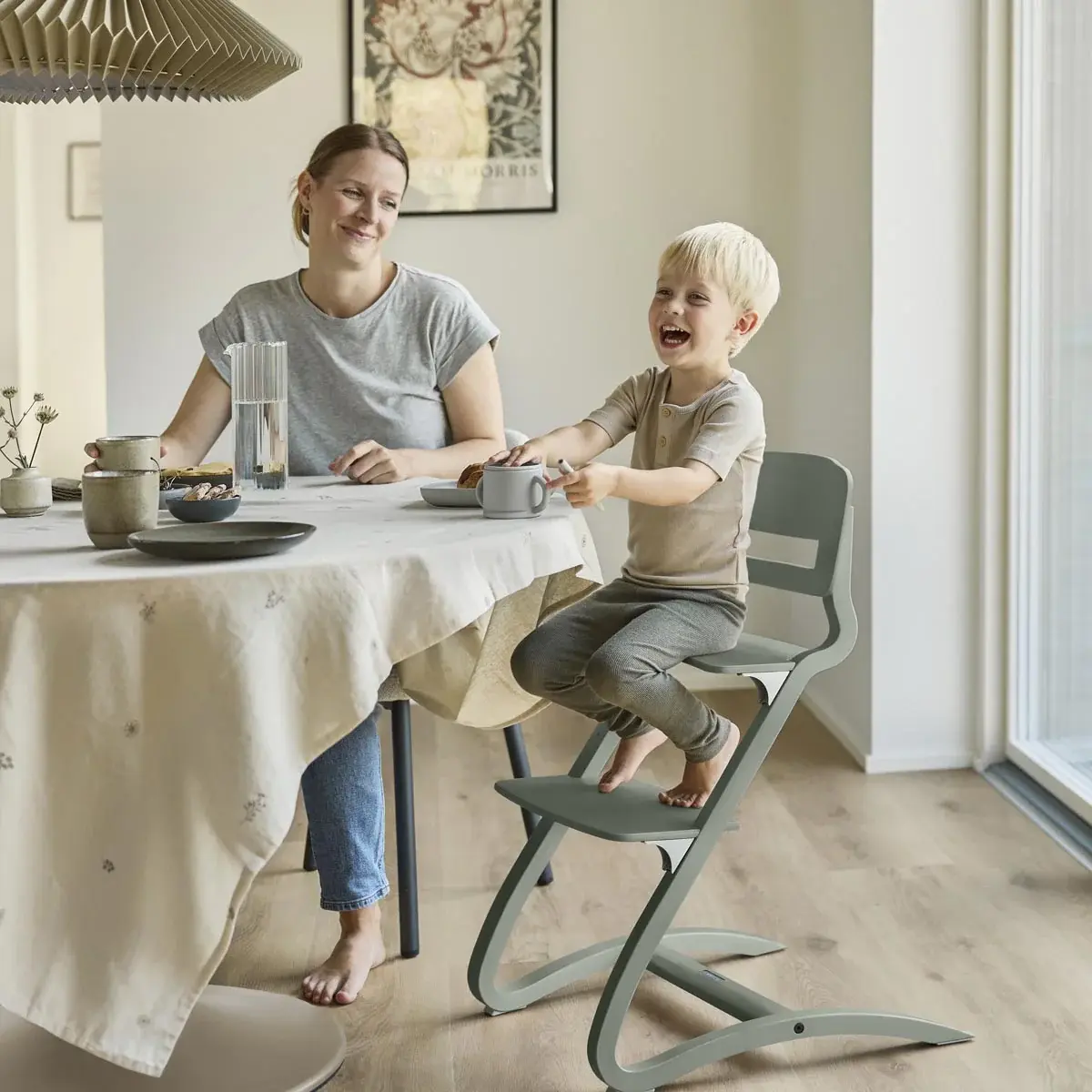 Leander Leander Louie Highchair - Sage