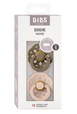 BIBS BIBS Boheme, S1 - Dark Oak/Blush (2pk)