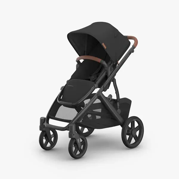 UPPABaby UPPAbaby VISTA V3 Pram with No Bassinet - Charcoal/Saddle (Nori)