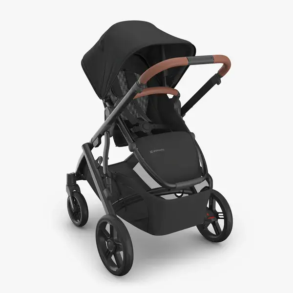 UPPABaby UPPAbaby VISTA V3 Pram with No Bassinet - Charcoal/Saddle (Nori)