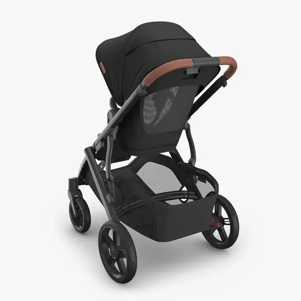 UPPABaby UPPAbaby VISTA V3 Pram with No Bassinet - Charcoal/Saddle (Nori)