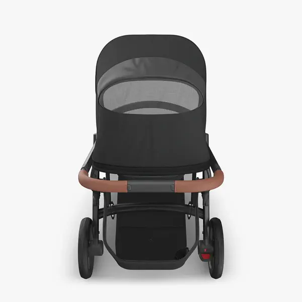 UPPABaby UPPAbaby VISTA V3 Pram with No Bassinet - Charcoal/Saddle (Nori)