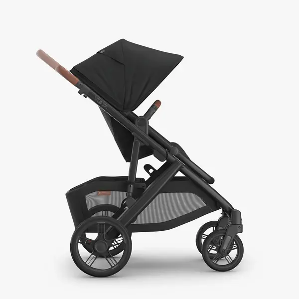 UPPABaby UPPAbaby VISTA V3 Pram with No Bassinet - Charcoal/Saddle (Nori)