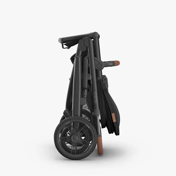 UPPABaby UPPAbaby VISTA V3 Pram with No Bassinet - Charcoal/Saddle (Nori)