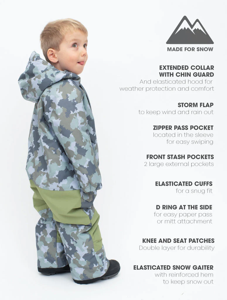 Therm Therm Snowrider Snowsuit Camo - 3Y