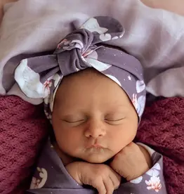 Snuggle Hunny Kids Snuggle Hunny Midnight Swan Organic Topknot