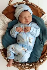 Snuggle Hunny Kids Snuggle Hunny Taking Flight Organic Snugglesuit Convertible Romper