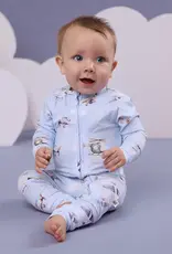 Snuggle Hunny Kids Snuggle Hunny Taking Flight Organic Snugglesuit Convertible Romper