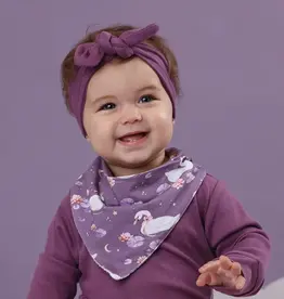 Snuggle Hunny Kids Snuggle Hunny Midnight Swan Organic Dribble Bib