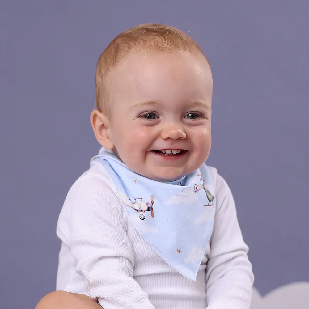 Snuggle Hunny Kids Snuggle Hunny Taking Flight Organic Dribble Bib