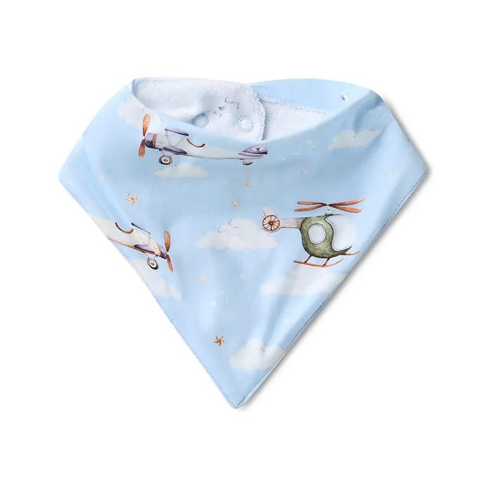 Snuggle Hunny Kids Snuggle Hunny Taking Flight Organic Dribble Bib